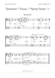 Trisagion, 'As many..', 'Before Thy Cross..' (1.1, Dm, 2-3vx, mix.quartet) - RU